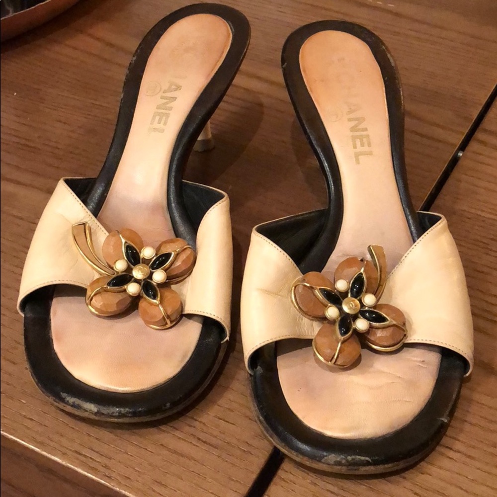 Vintage channel sandals